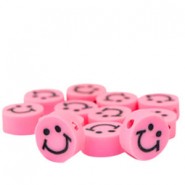 Katsuki kralen 10mm Smiley Pink